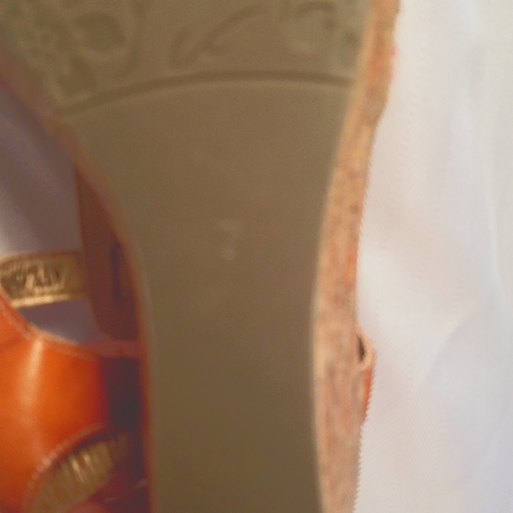 Elite sandals by Corkys Spring Summer leather Hand painted women's 7 - Picture 7 of 14